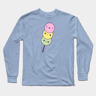 Cute and Kawaii Dango Japanese Food food,sushi,dango,monsters,kawaii,cut Long Sleeve T-Shirt